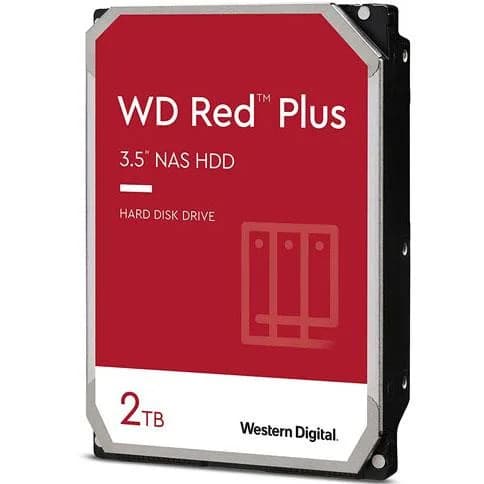 هارد دیسک اینترنال وسترن دیجیتال مدل Red Plus ظرفیت 2 ترابایت