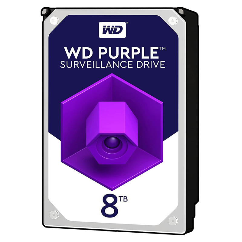 هارد دیسک اینترنال وسترن دیجیتال مدل Purple ظرفیت 8 ترابایت
