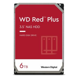 هارد دیسک اینترنال وسترن دیجیتال مدل Red Plus ظرفیت 6 ترابایت
