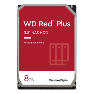 هارد دیسک اینترنال وسترن دیجیتال مدل Red Plus ظرفیت 8 ترابایت