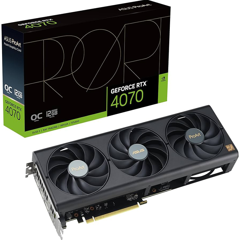 کارت گرافیک ایسوس مدل ProArt GeForce RTX 4070 OC Edition 12GB